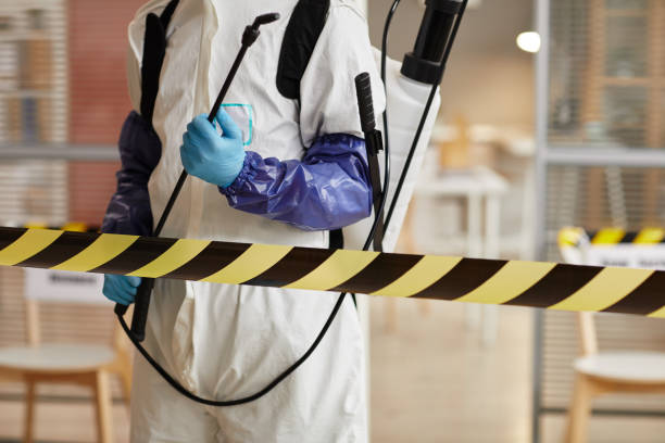 Professional Biohazard technician working in Center, NE